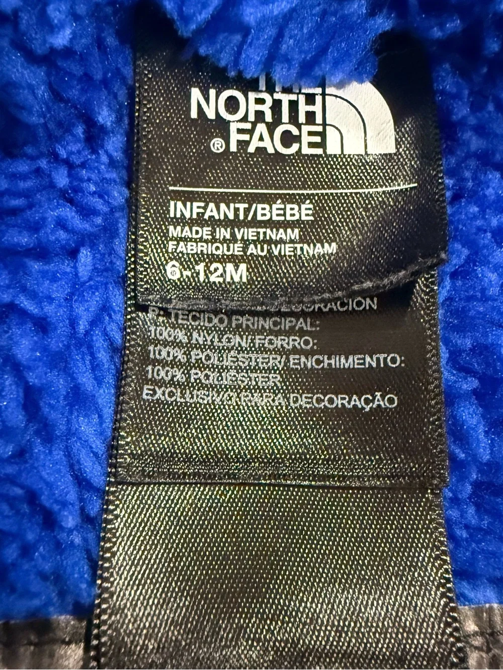 THE NORTH FACE THERMOBALL ECO INSULATED BUNTING INFANTS SNOWSUIT 6-12 Months